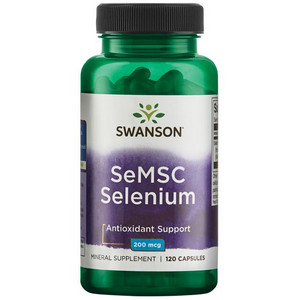 Swanson SeMSC Selenium 120 ks, kapsle, 200 mcg
