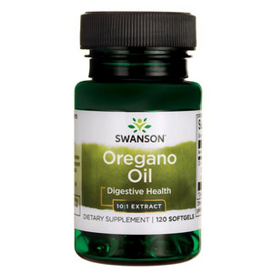 Swanson Oregano Oil 120 ks, gelové tablety, 150 mg