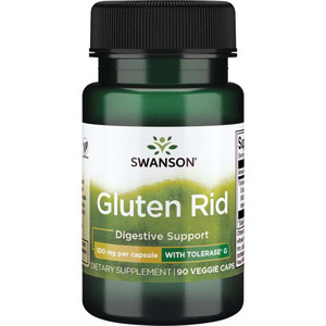 Swanson Gluten Rid with Tolerase G 90 ks, vegetariánská kapsle, 100 mg, EXP. 10/2023