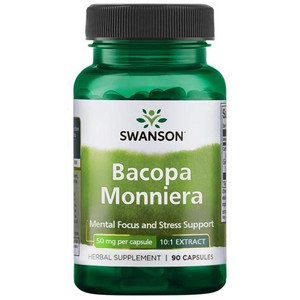 Swanson Bacopa Monnieri Extract BaCognize 90 ks, kapsle, 50 mg 10:1 extract