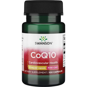 Swanson CoQ10 100 ks, kapsle, 10 mg, EXP. 06/2023