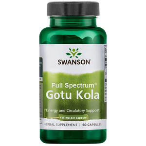 Swanson Gotu Kola 60 ks, kapsle, 435 mg