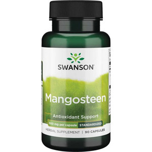 Swanson Mangosteen Standardized 90 ks, kapsle, 500 mg
