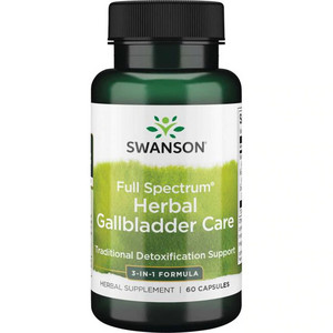 Swanson Full Spectrum Herbal Gallbladder Care 60 ks, kapsle