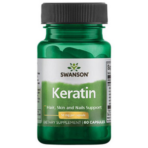 Swanson Keratin 60 ks, kapsle, 50 mg