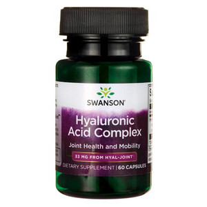 Swanson Hyal-Joint Hyaluronic Acid Complex 60 ks, kapsle, 33 mg
