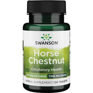 Swanson Timed-Release Horse Chestnut 120 ks, tablety, 200 mg