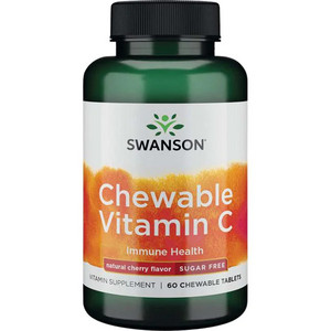 Swanson Chewable Vitamin C 60 ks, žvýkací tablety