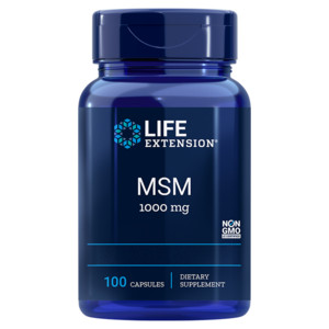 Life Extension MSM 100 ks, kapsle, 1000 mg