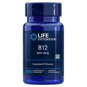 Life Extension Vitamin B12 100 ks, pastilka, 500 mcg