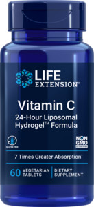 Life Extension Vitamin C 24-Hour Liposomal Hydrogel™ Formula 60 ks, tablety