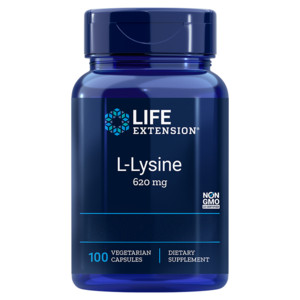 Life Extension L-Lysine 100 ks, kapsle, 620 mg, EXP. 11/2023