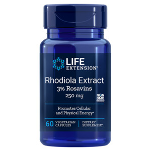 Life Extension Rhodiola Extract 60 ks, kapsle, 250 mg
