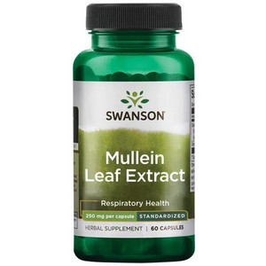 Swanson Mullien Leaf Extract 60 ks, kapsle, 250 mg