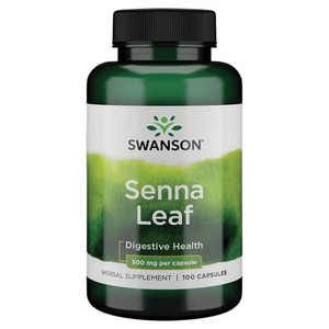 Swanson Senna Leaf 100 ks, kapsle, 500 mg