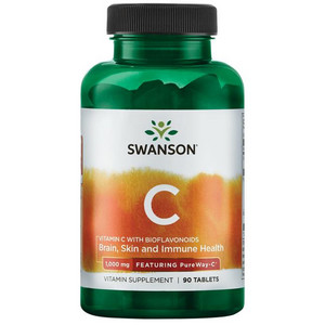 Swanson Vitamin C with Bioflavonoids - Featuring PureWay-C 90 ks, tablety, 1000 mg