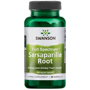 Swanson Sarsaparilla Root 60 ks, kapsle, 450 mg