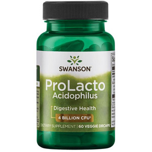 Swanson ProLacto Acidophilus 60 ks, vegetariánská kapsle, 4 Billion CFU+