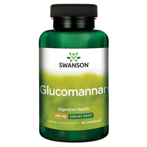 Swanson Glucomannan 90 ks, kapsle, 665 mg