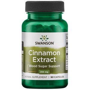 Swanson Cinnamon Extract 90 ks, kapsle, 250 mg