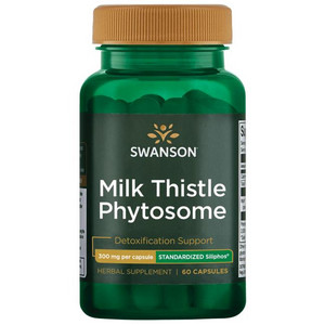 Swanson Milk Thistle Phytosome 60 ks, kapsle, 300 mg