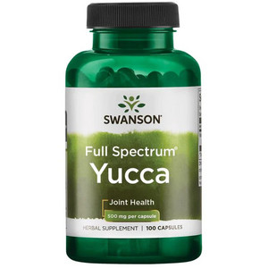Swanson Yucca 100 ks, kapsle, 500 mg