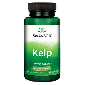 Swanson Kelp iodine 250 ks, tablety