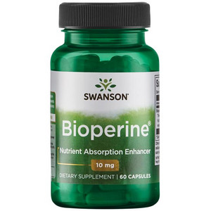 Swanson Bioperine 60 ks, kapsle, 10 mg