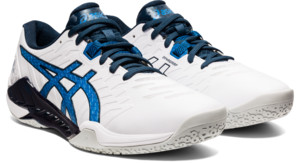 Asics BLAST FF 2 bílá / modrá, UK 7, EU 41,5, US 8, 26 cm