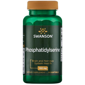 Swanson Phosphatidylserine 90 ks, gelové tablety, 100 mg