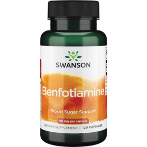 Swanson High-Potency Benfotiamine 120 ks, kapsle, 80 mg