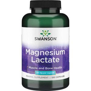 Swanson Magnesium Lactate 120 ks, kapsle, 84 mg