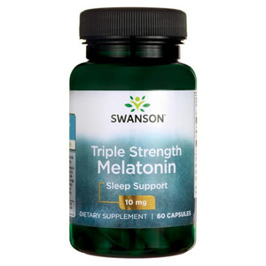 Swanson Triple Strength Melatonin 60 ks, kapsle, 10 mg, EXP. 02/2024