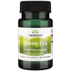 Swanson Green Tea 30 ks, kapsle, 500 mg