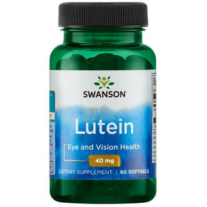 Swanson Lutein 60 ks, gelové tablety, 40 mg
