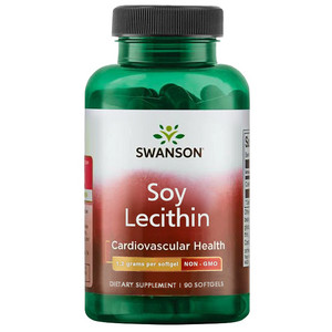 Swanson Soy Lecithin 90 ks, gelové tablety, 1,2 g