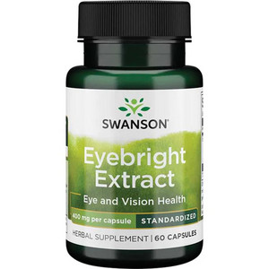 Swanson Eyebright Extract 60 ks, kapsle, 400 mg