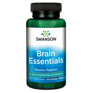 Swanson Brain Essentials 60 ks, vegetariánská kapsle