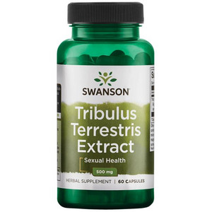 Swanson Tribulus Terrestris Extract 60 ks, kapsle, 500 mg