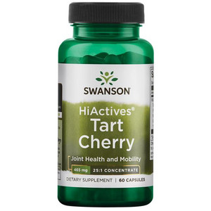 Swanson HiActives Tart Cherry 60 ks, kapsle, 465 mg