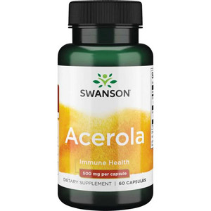 Swanson Acerola 60 ks, kapsle, 500 mg