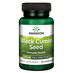 Swanson Black Cumin Seed 60 ks, kapsle, 400 mg