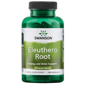 Swanson Eleuthero Root 120 ks, kapsle, 425 mg