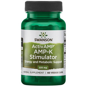 Swanson ActivAMP AMP-K Stimulator 60 ks, vegetariánská kapsle, 225 mg