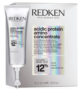 Obrázok Redken Acidic Protein Amino Concentrate 10x10 ml obnovujúce sérum na poškodené vlasy pre ženy