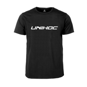 Unihoc T-shirt CLASSIC 140 cm, černá