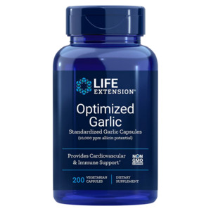 Life Extension Optimized Garlic 200 ks, vegetariánská kapsle, 1200 mg