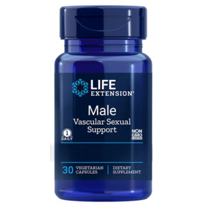 Life Extension Male Vascular Sexual Support 30 ks, vegetariánská kapsle, 100 mg