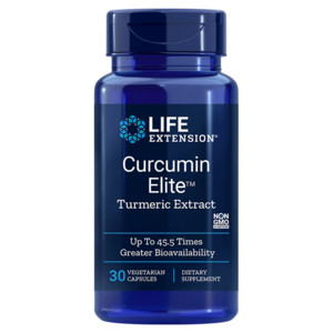 Life Extension Curcumin Elite™ Turmeric Extract 30 ks, vegetariánská kapsle, 500 mg