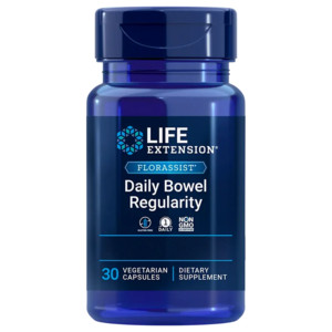 Life Extension FLORASSIST® Daily Bowel Regularity 30 ks, vegetariánská kapsle, 57,5 mg